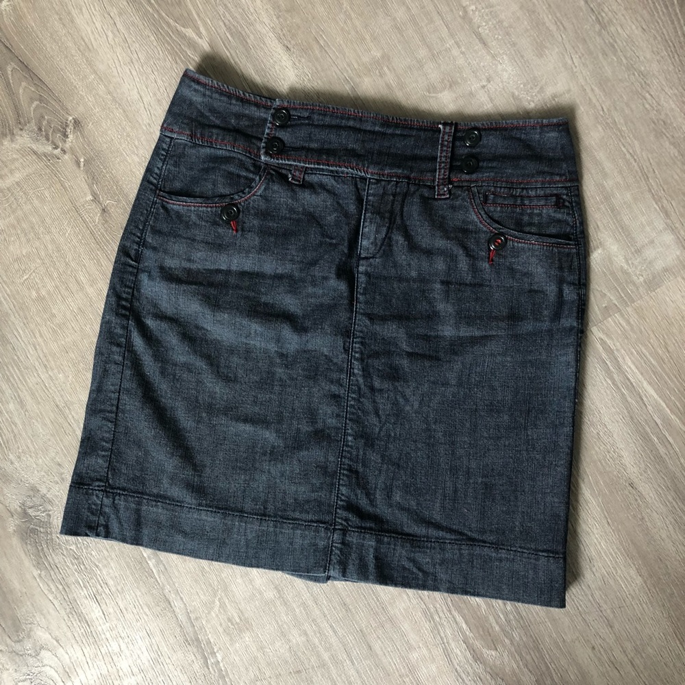 Bica Cheia (Anthropologie) Jean Skirt